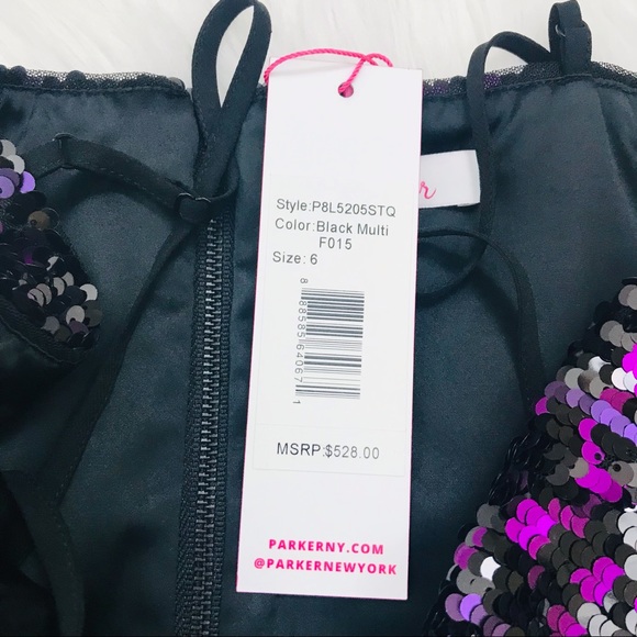 Parker Joanie Sequined Mini Dress - Picture 13 of 15